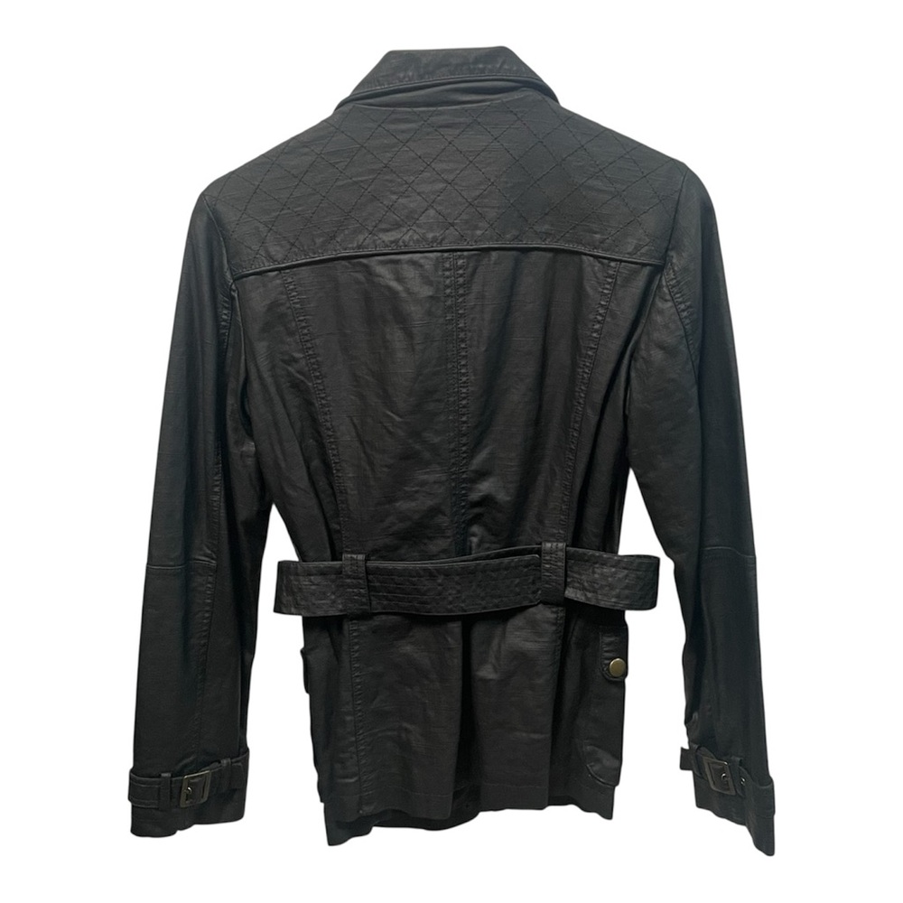Esprit Black Women's Flax Linen Blend Jacket Size 6 - Picture 2 of 10